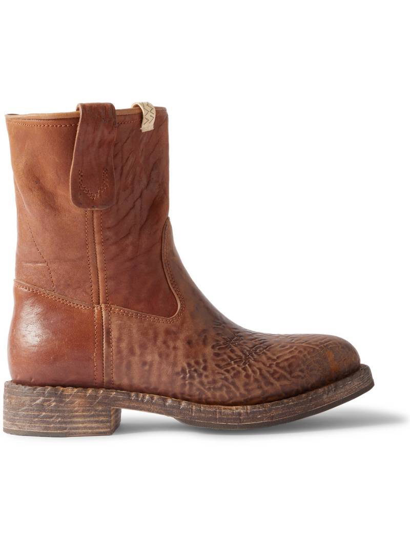 Visvim - Wabanaki Leather Boots - Men - Brown - US 8 von Visvim