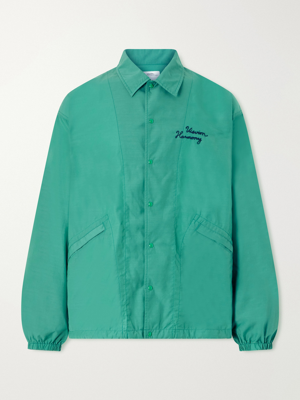 Visvim - Windfall Embroidered Wool-Blend Jacket - Men - Green - 2 von Visvim