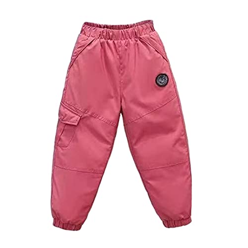 Visyaa Baby Winter Sporthose Warm Schneehose Daunenhose Junge Mädchen Verdickt Hose mit Seitentasche von Visyaa