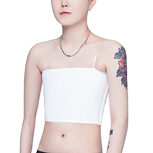 Visyaa Trägerlos Brust Binder Atmungsaktive Cosplay Body Shaper Korsetts Weste Tomboy Trans Tank Top von Visyaa