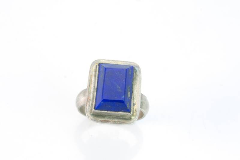 Lapislazuli Ring - Sterling Silberring Schmuck Handwerk Lünette Blau Edelstein Ring Lapislazuli Ring - Sterling Silberring Schmuck Handwerk Lünette Blau Edelstein Ring von VitaGems