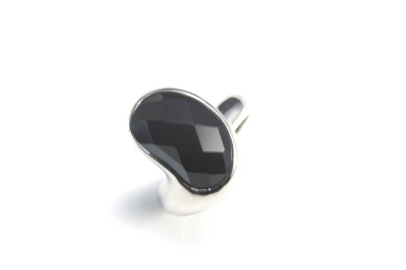 Schwarzer Steinring - Ring Mit Schwarzem Stein Schwarzer Onyx Schmuck Natürlicher Edelsteinschmuck Größe 11 Schwarzer Steinring - Ring Mit Schwarzem Stein Schwarzer Onyx Schmuck Natürlicher Edelsteinschmuck Größe 11 von VitaGems