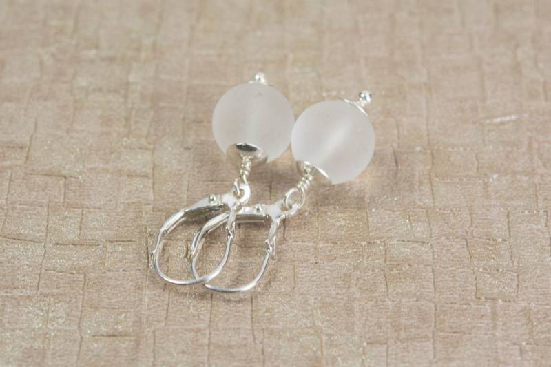 Weiße Quarz Ohrringe, Natürliche Kristall Klare Schmuck Baumeln Edelstein Ohrringe Weiße Quarz Ohrringe, Natürliche Kristall Klare Schmuck Baumeln Edelstein Ohrringe von VitaGems