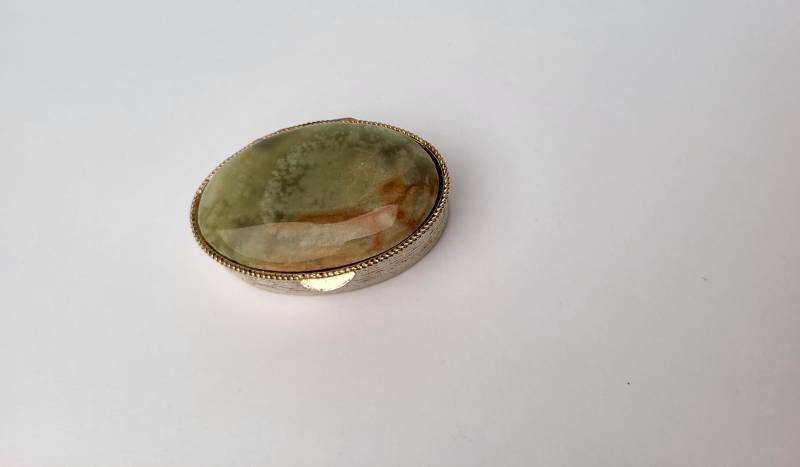 Marmorierte Pillendose Vintage von VitaMonella