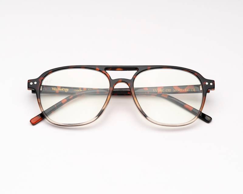 Schildpatt Aviator Brillenfassungen Blaulichtblockierend Schildpatt Aviator Brillenfassungen Blaulichtblockierend von VLuxClub