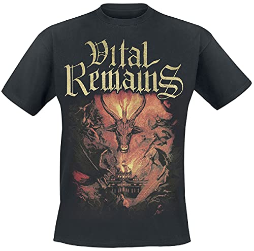 Vital Remains Dawn of The Apocalypse Männer T-Shirt schwarz M 100% Baumwolle Band-Merch, Bands von Vital Remains