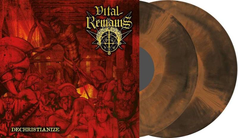 Vital Remains Dechristianize LP multicolor von Vital Remains