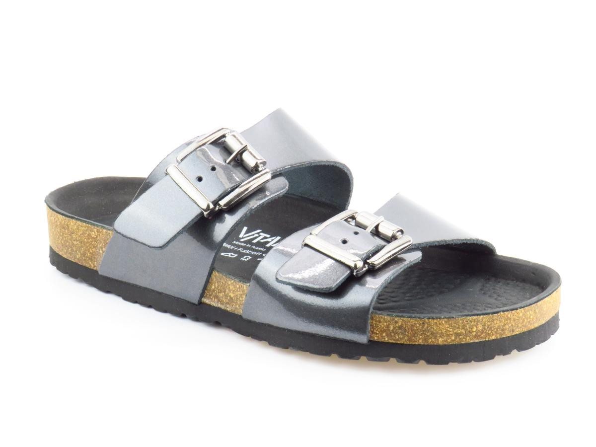Vital Vital Metallic anthrazit Pantolette von Vital