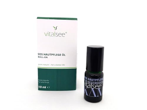 VITALSEE SOS Hautpflege Öl Roll-on - 100% natürlich – Pflanzliche Pflegeformel mit wertvollen Ölen – Für empfindliche Haut & Kinder – Praktisch für unterwegs VITALSEE SOS Hautpflege Öl Roll-on - 100% natürlich – Pflanzliche Pflegeformel mit wertvollen Ölen – Für empfindliche Haut & Kinder – Praktisch für unterwegs von Vitalsee