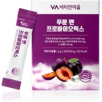 Prune & Probiotics 2g x 30 sticks von Vitamin village