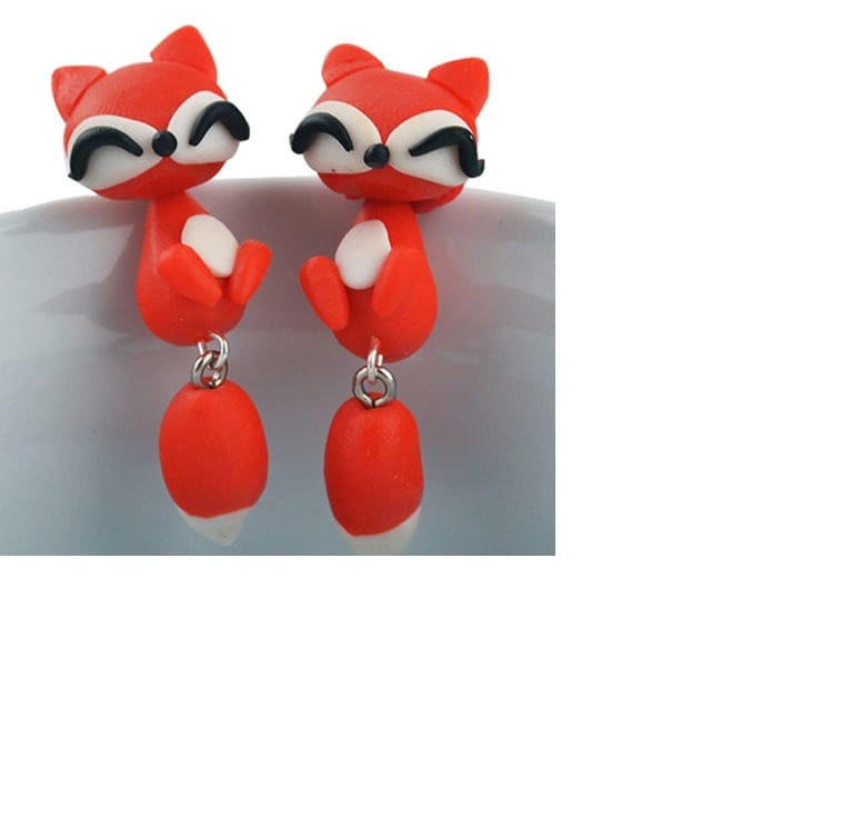 Neue 100% Handgemachte Polymer Clay Niedliche Katze Tier Ohrstecker Ohrringe Schmuck Fuchs Pflanze Hai Waschbär Panda Weihnachtsgeschenk 3 Neue 100% Handgemachte Polymer Clay Niedliche Katze Tier Ohrstecker Ohrringe Schmuck Fuchs Pflanze Hai Waschbär Panda Weihnachtsgeschenk 3 von Vitaminchik321