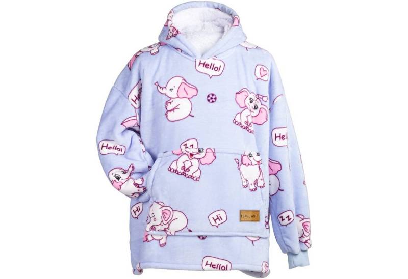 Vitapur Hoodie Hoodie Sweatshirt Decke für Kinder SoftHug von Vitapur