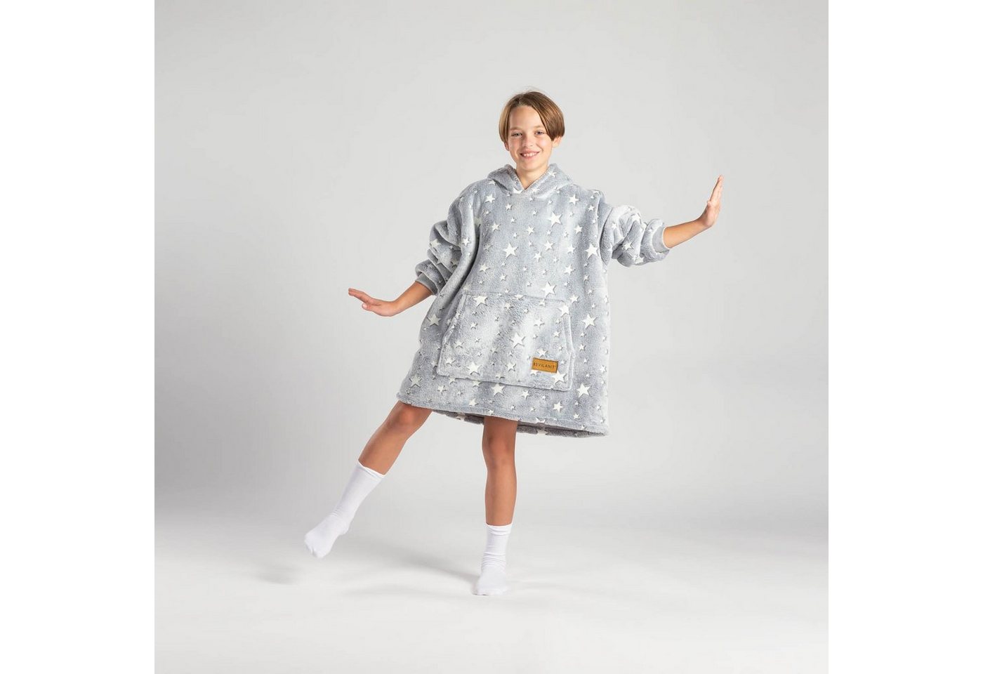 Vitapur Hoodie Hoodie Sweatshirt Decke für Kinder SoftHug von Vitapur