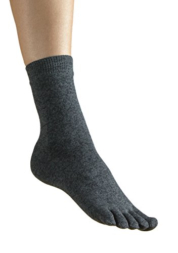 Vitasox Damen Herren Zehensocken, jeans 2er Pack 36/41, Baumwolle mit gestrickter Ferse Komfortbund einfarbig ohne Naht, 55519 von Vitasox