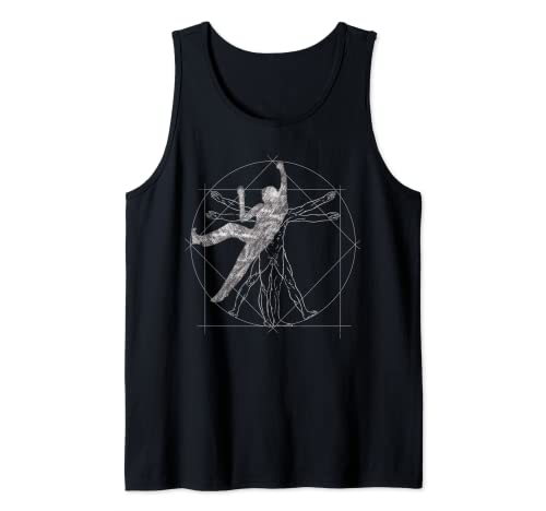 Vitruvianischer Mensch Kletter und Outdoor Boulder Tank Top - Schwarz, Unisex, Ärmellos, Small, Tank Top, Vitruvian Man Bouldering & Climbing Vitruvianischer Mensch Kletter und Outdoor Boulder Tank Top - Schwarz, Unisex, Ärmellos, Small, Tank Top, Vitruvian Man Bouldering & Climbing von Vitruvianischer Mensch Kletter und Outdoor Boulder