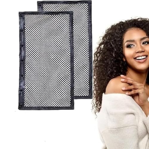 Length N Lock Hair Stretcher,Length and Lock Hair Stretcher,Curly Hair Net Stretcher Mesh Wrap,Hair Drying Stretcher Tool Durable,Prevent Shrinkage, for Women Girls (2 pcs, 12 in) von Vitrywei