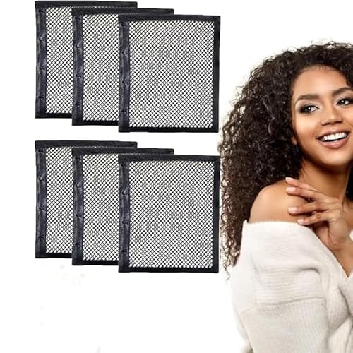 Length N Lock Hair Stretcher,Length and Lock Hair Stretcher,Curly Hair Net Stretcher Mesh Wrap,Hair Drying Stretcher Tool Durable,Prevent Shrinkage, for Women Girls (9 pcs, 7 in) von Vitrywei