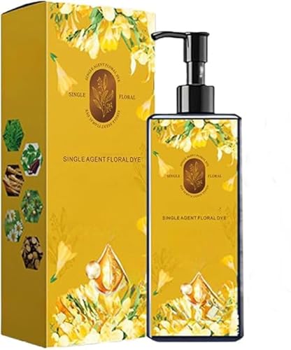 Nourishing Plant-Based Hair Color,Long-Lasting & Natural Hair Color Shampoo for Gray Coverage,Instant Effect in Minutes, Single Agent Floral Dye,Softens and Adds Shine for Men & Women (Dark Brown) von Vitrywei
