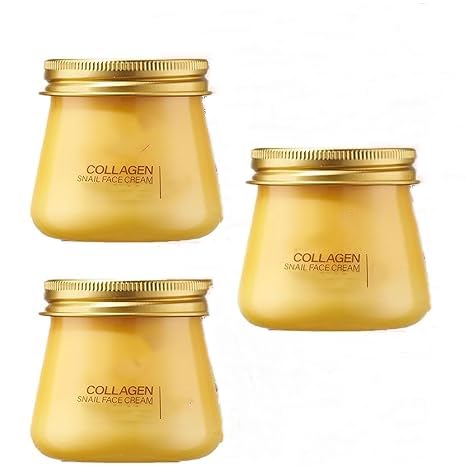Snail Collagen Face Cream, Collagen Hydrating Anti-Wrinkle and Rejuvenating Cream,Deep Hydration for Dry Skin, Skin Firming,Snail Collagen Face Rejuvenation Cream Moisturizer for Women (3) von Vitrywei