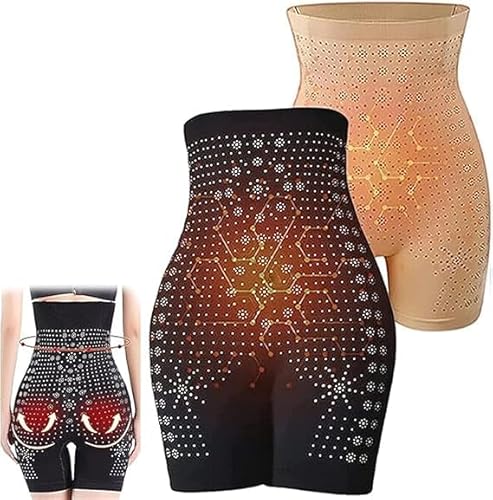 Vitrywei Ice Silk Ion Fiber Repair Shaping Shorts, Instant & Detox and Slimming & Firming Repair & Pink Underwear,High Waisted Tummy Control Ice Silk Ion Fiber Restoration Shaper (Mixed, 2XL) von Vitrywei