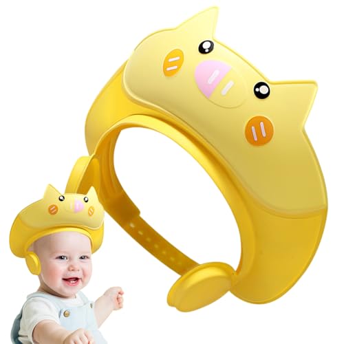 Babyparty-Kappe-Weichverstellbares Badvisier, Slip Shampoo Shield | Kleinkind -Duschhut Für Kinder Mit Augen- Und Ohrschutz, Wasserflussstopper Für Haarwäsche, Kinderbadekappe Für Heimroutin von Vitsrisea