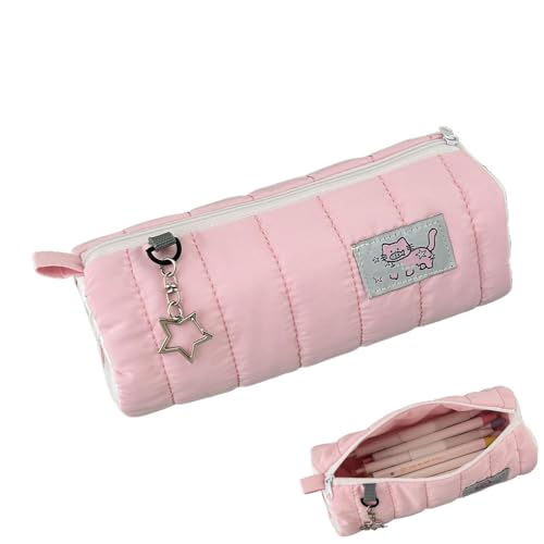 Stift-Organizer-Tasche – Schreibwarenhalter, Orgelstift-Container-Halter | Tragbares und stilvolles kleines Schreibtischzubehör, perfektes Bürozubehör für Sty, Pink, Se référer au descriptif, Siehe von Vitsrisea