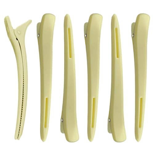 Vitsrisea Haarklammern zum Stylen | Farbige Haarschneide-Clips | 6 Stück tragbare dicke Haarspangen für Ohnmacher-Frisuren für Mädchen von Vitsrisea