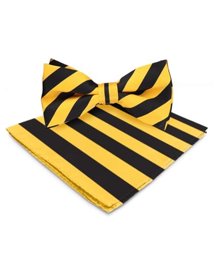 Vittorio Farina Set mit Fliege und Einstecktuch, goldfarben / schwarz, Einheitsgröße Vittorio Farina Set mit Fliege und Einstecktuch, goldfarben / schwarz, Einheitsgröße von Vittorio Farina