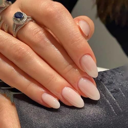 Viugex 24 Stück Nägel Zum Aufkleben Mittel Mandel, Nude Gradient Press on Nails, Glänzend Künstliche Fingernägel zum Aufkleben, Natürliche Acryl Full Cover Falsche Nägel für Frauen Mädchen Nail Art Viugex 24 Stück Nägel Zum Aufkleben Mittel Mandel, Nude Gradient Press on Nails, Glänzend Künstliche Fingernägel zum Aufkleben, Natürliche Acryl Full Cover Falsche Nägel für Frauen Mädchen Nail Art von Viugex