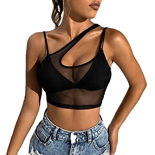 Crop Tops Damen Oberteile Sexy Dessous Damen Für Sex Strapsen Corset Top Rave Outfit Push Up Bra Gothic Kleidung Spaghetti Rückenfreie BH Unterwäsche Bustier Korsett Festival Outfit Y2K Cami Tops von Viunychn