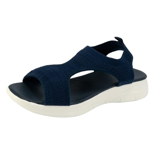 Leichte Sommerschuhe Damen Unterstützung Stretch Orthopädische Flache Schuhe Fußgewölbes Bequeme Sommerschuhe Wassersandalen Für Hallux Valgus Bunion mit Weiche Fussbett Outdoor von Viunychn