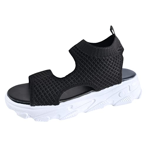 Pantoletten Damen Sommer Waschbare Leichte Orthopädische Pantoletten Casual Weiche Sport Sandalen Wassersandalen mit Fasciitis-Sohlen mit Weiche Fussbett Outdoor von Viunychn