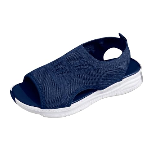 Pantoletten Damen Unterstützung Stretch Orthopädische Schuhe Damenschuhe Fußgewölbes Weiche Sport Sandalen Wassersandalen mit Fasciitis-Sohlen mit Weiche Fussbett Outdoor von Viunychn