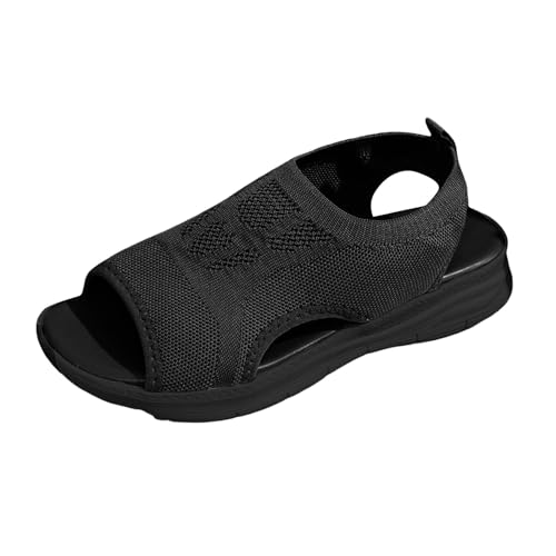 Pantoletten Damen Unterstützung Stretch Orthopädische Schuhe Damenschuhe Fußgewölbes Weiche Sport Sandalen Wassersandalen mit Fasciitis-Sohlen mit Weiche Fussbett Outdoor von Viunychn