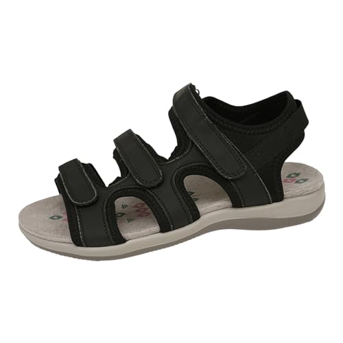 Plateau Sandalen Damen Aushöhlen Geschlossene Römersandalen Lässige Sandaletten Mode Bequeme Strandsandalen Orthopädische Für Hallux Valgus Bunion mit Weiche Fussbett Outdoor von Viunychn