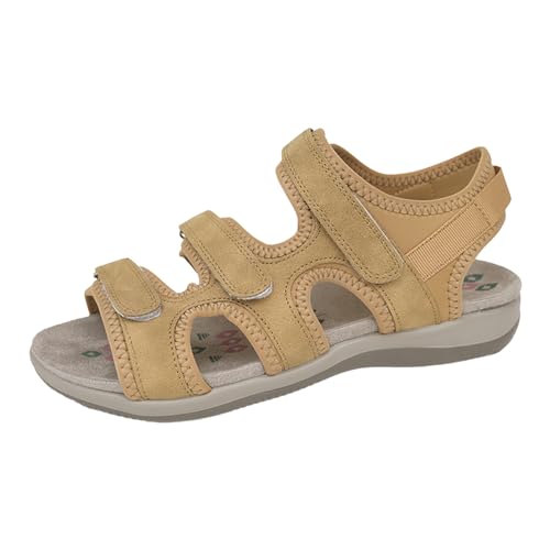 Plateau Sandalen Damen Aushöhlen Geschlossene Römersandalen Lässige Sandaletten Mode Bequeme Strandsandalen Orthopädische Für Hallux Valgus Bunion mit Weiche Fussbett Outdoor von Viunychn