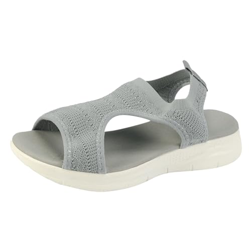 Sommerschuhe Damen Unterstützung Stretch Orthopädische Schuhe Damenschuhe Fußgewölbes Bequeme Slide Sport Sandalen Sommer Sandalen Für Hallux Valgus Bunion mit Weiche Fussbett Outdoor von Viunychn