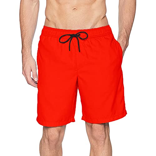 Viunychn Badehose Herren Schnelltrocknend Swim Shorts Atmungsaktiv Wasserabweisend Badeshorts mit Mesh-Futter und Verstellbarem Tunnelzug Männer Trainingsshorts von Viunychn