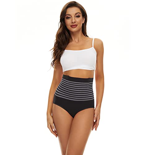 Viunychn String Tanga Damen Sexy Dessous, High Waist Unterhosen Für Damen Slips Mit Spitze Hohe Taille Bauchweg Slip Rot G String Damenslips 40/42 Taillenslip Rote Unterhosen Damen Damenunterwäsche von Viunychn