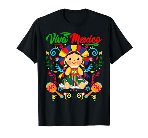 Viva Mexico Mexikanisches Mädchen Blumen Unabhängigkeitstag Mädchen Kinder T-Shirt Viva Mexico Mexikanisches Mädchen Blumen Unabhängigkeitstag Mädchen Kinder T-Shirt von Viva Mexico Mexican Flag Independence Day