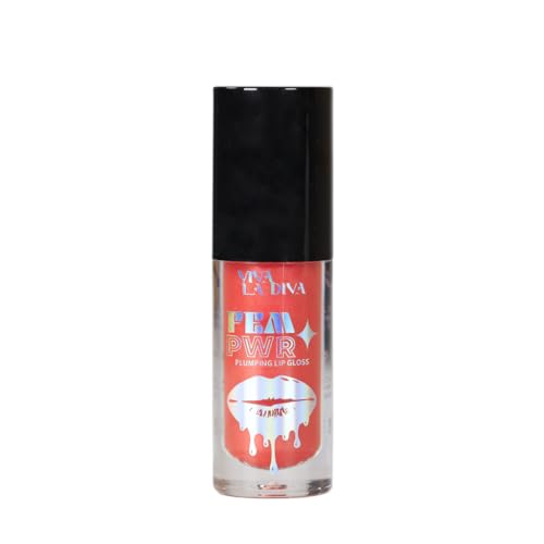 Viva la Diva Fem-Power Plumping Lip Gloss – Farbe N3 Determined – VolumenLipgloss mit Glanz-Finish und Plumping-Effekt von Viva la Diva