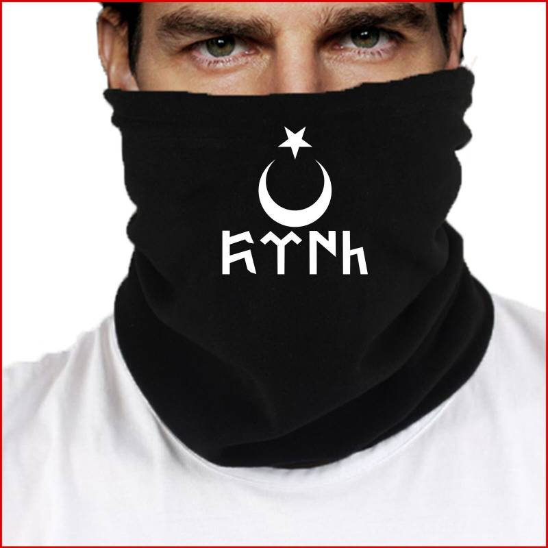 Göktürk Halsschal Mit Türkei Flagge Für Damen Und Herren Bozkurt Ülkücü - Mundschutz Warm Winter Geschenk Zum Geburtstag von VivaDesignsStudio