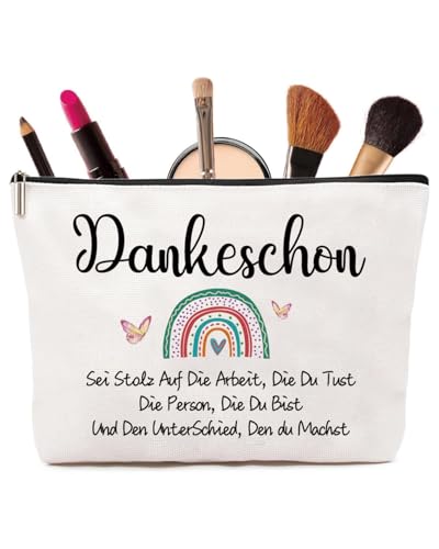 Dankeschön Geschenke - Danke Geschenk für Frauen, Kleine Cord-Make-up-Tasche als Organizer und Reise-Kulturbeutel, Geeignete Dankesgeschenke für Kollegen, Vorgesetzte und ältere Menschen Dankeschön Geschenke - Danke Geschenk für Frauen, Kleine Cord-Make-up-Tasche als Organizer und Reise-Kulturbeutel, Geeignete Dankesgeschenke für Kollegen, Vorgesetzte und ältere Menschen von VivaJoy