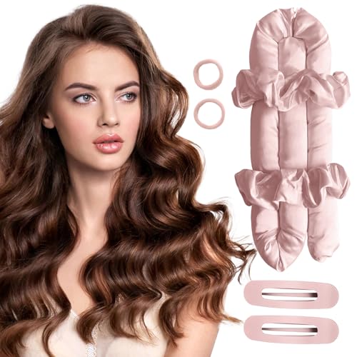 Heatless Lockenwickler-Set – VivaSmile Heatless Hair Curler zum Schlafen, keine Hitze, Satin, hitzelose Locken über Nacht, Stäbe, Curling für langes kurzes Haar, Volumen, Frauen, Styling-Werkzeuge Heatless Lockenwickler-Set – VivaSmile Heatless Hair Curler zum Schlafen, keine Hitze, Satin, hitzelose Locken über Nacht, Stäbe, Curling für langes kurzes Haar, Volumen, Frauen, Styling-Werkzeuge von VivaSmile