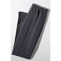 Große Größen: Doppelpack Capri-Leggings, anthrazit+schwarz, Gr.40/42-56/58 von Vivance Active