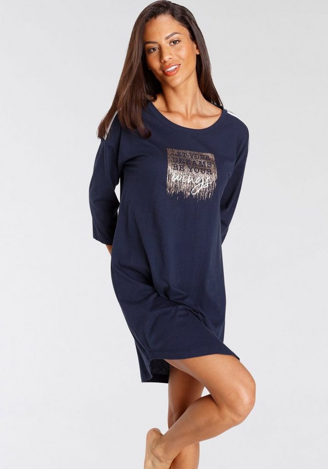 Vivance Dreams Nachthemd mit abgerundetem Saum von Vivance Dreams