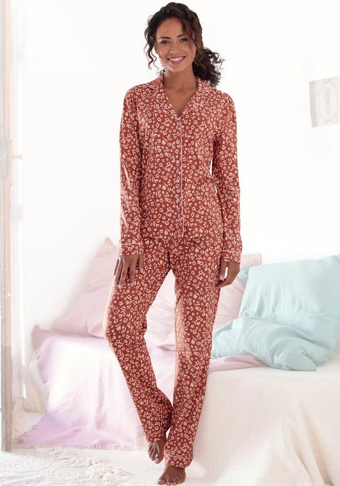 Vivance Dreams Pyjama (2 tlg) im klassischen Schnitt von Vivance Dreams