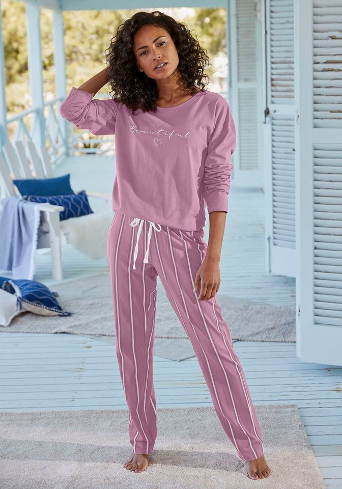 Vivance Dreams Pyjama (2 tlg) mit Frontdruck von Vivance Dreams