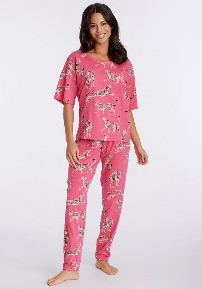 Vivance Dreams Pyjama (2 tlg) mt Animal Alloverprint von Vivance Dreams