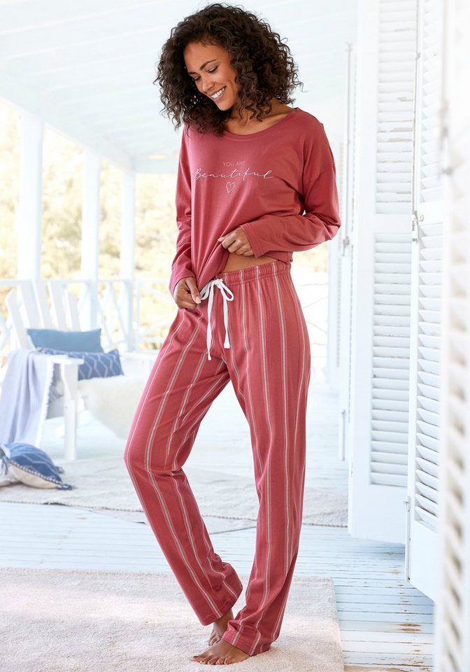 Vivance Dreams Pyjama (2 tlg) mit Frontdruck von Vivance Dreams